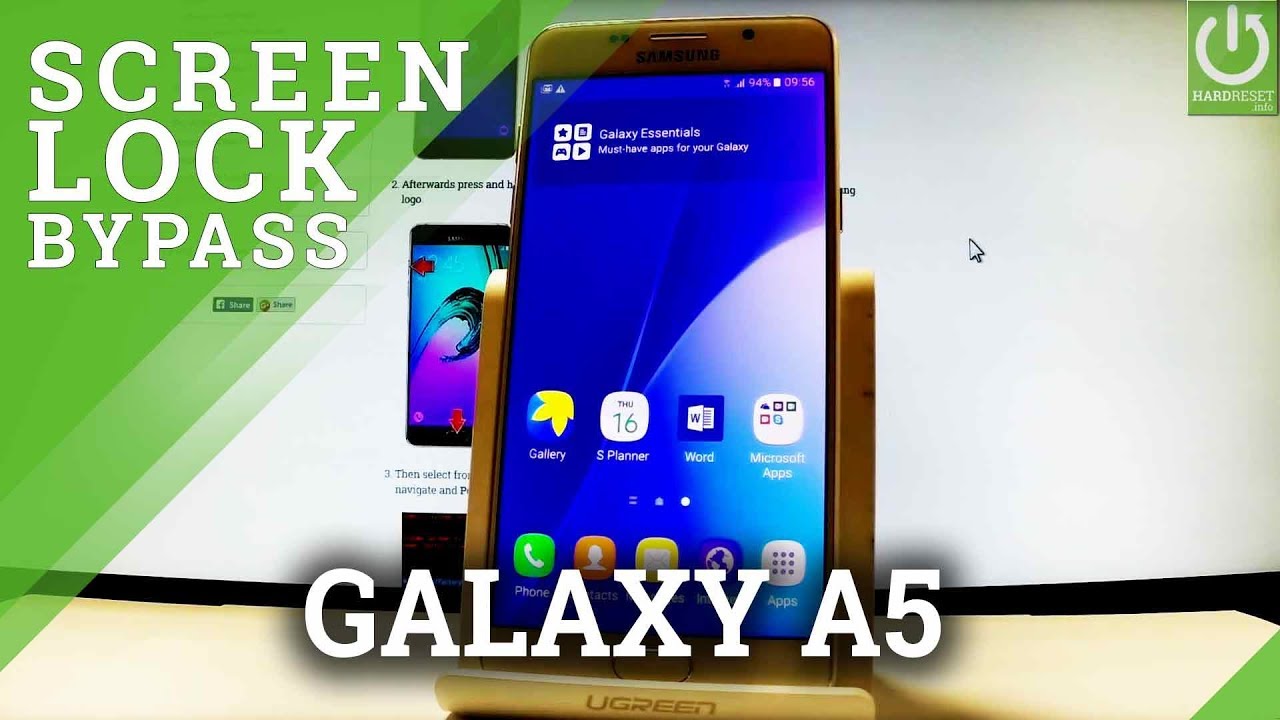How to Hard Reset SAMSUNG Galaxy A5 (2016) - Bypass Pattern / Restore Settings