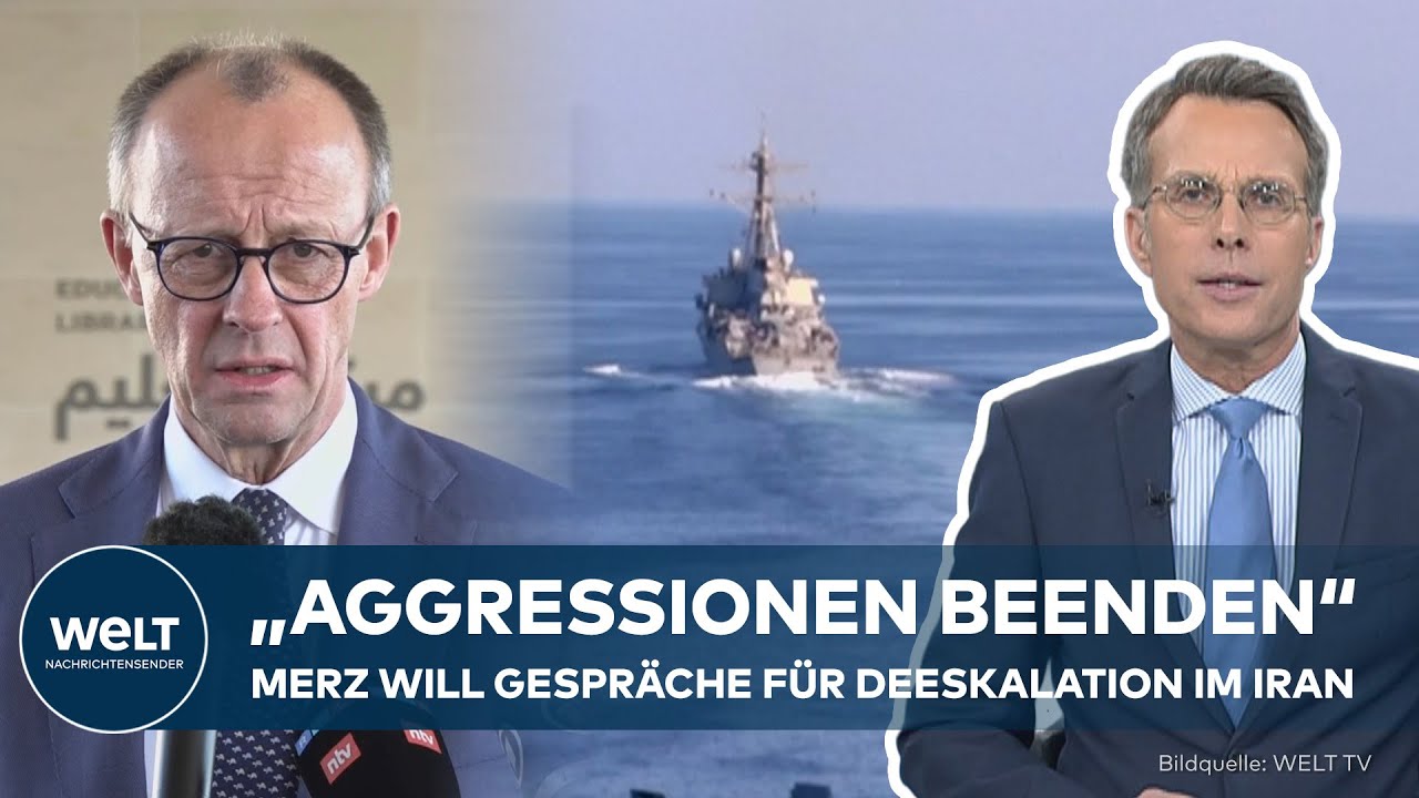 IRAN: &bdquo;Aggressionen beenden&ldquo; &ndash; Merz wirbt in Golfstaaten f&uuml;r Deeskalation