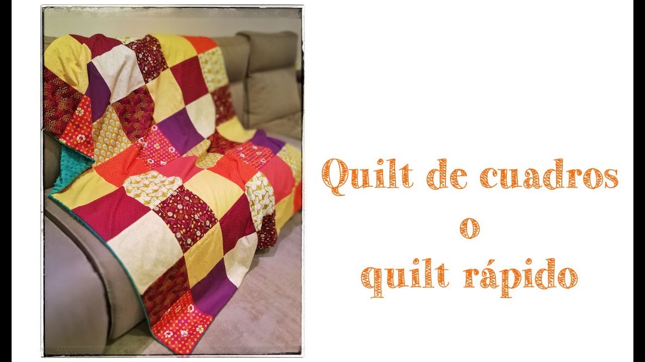 Aprende a realizar una colcha o quilt de cuadros