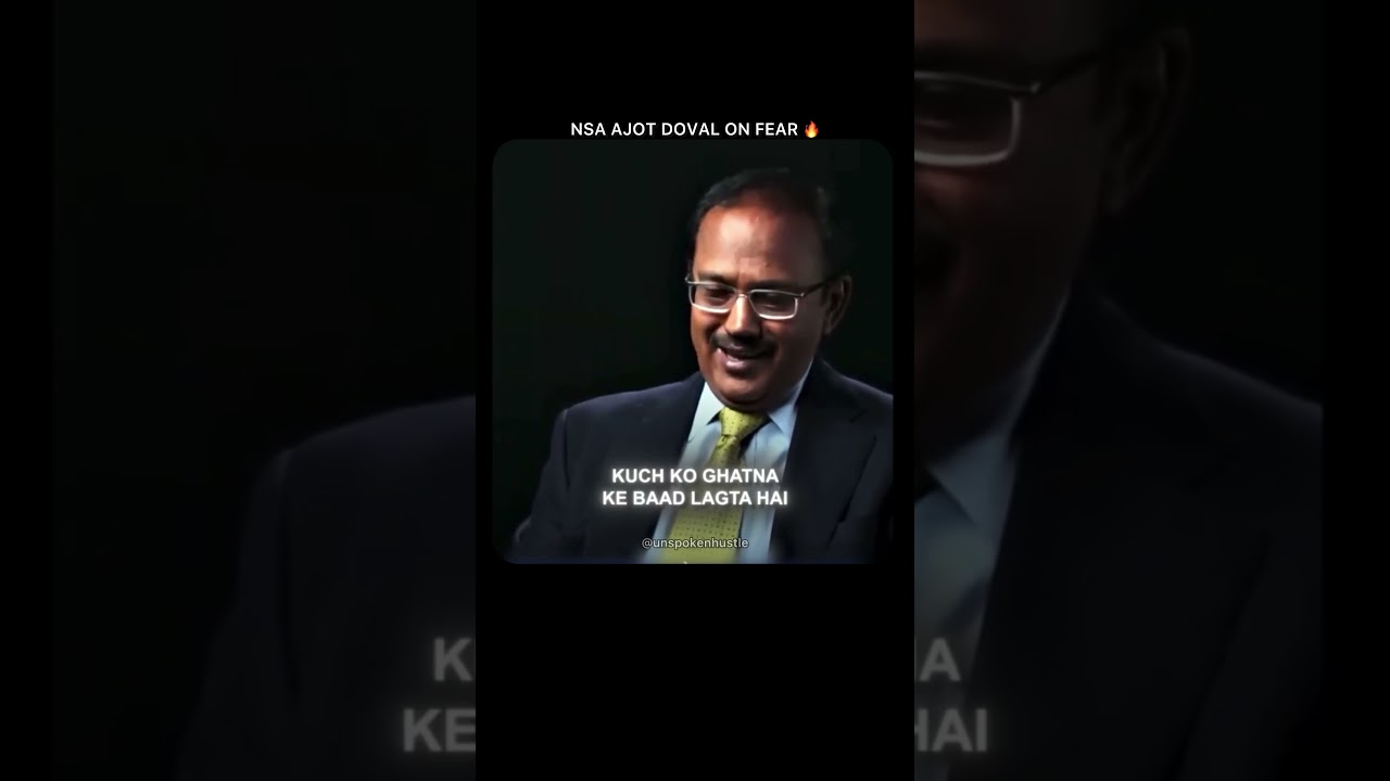 Ajit Doval&rsquo;s Cold Answer #ajitdoval #nsaajitdoval #indianarmy