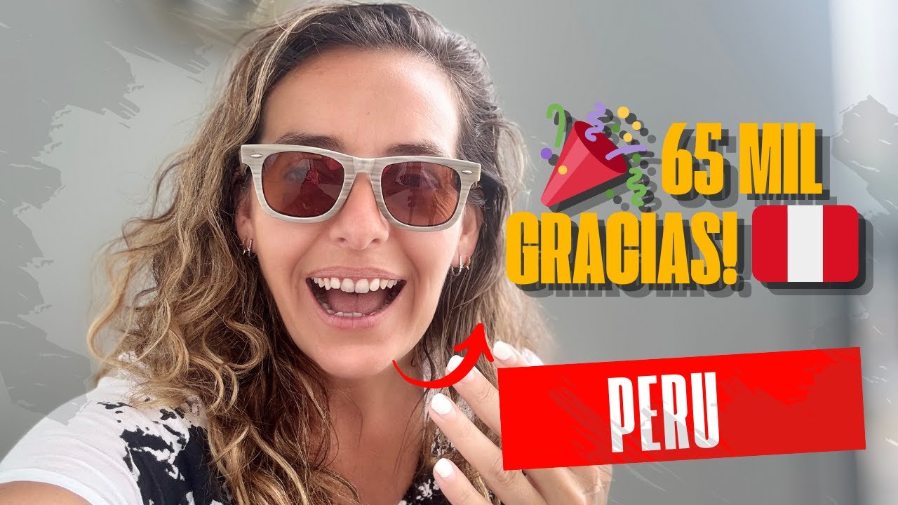 65 MIL SUSCRIPTORES 💜 y la Prensa Peruana compartió mis videos: ¡GRACIAS PERÚ!