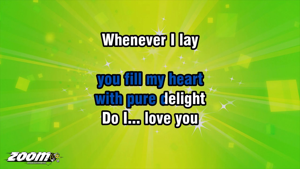 Frank Wilson - Do I Love You (Indeed I Do) - Karaoke Version from Zoom Karaoke