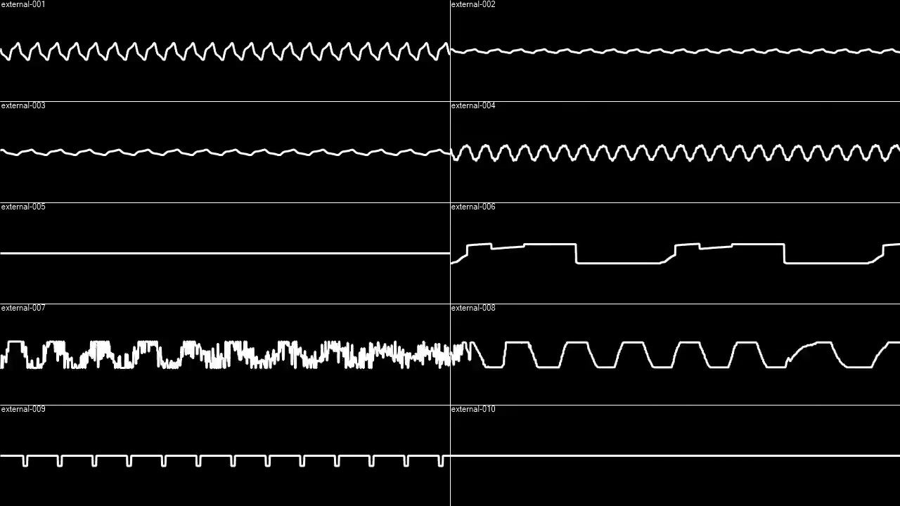 Quazar - Hybrid Song 2:20 (Oscilloscope View)