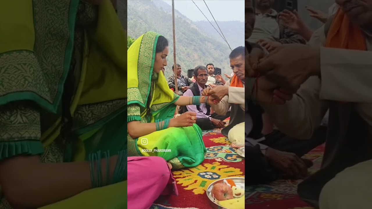 Behan ki engagement 💍❤️#garhwali #chamoliuttarakhand #uttarakhandi #uttarakhandculture #uttrakhand