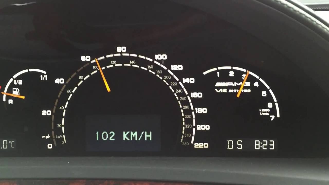 Mercedes S65 AMG W220 100-200 Acceleration
