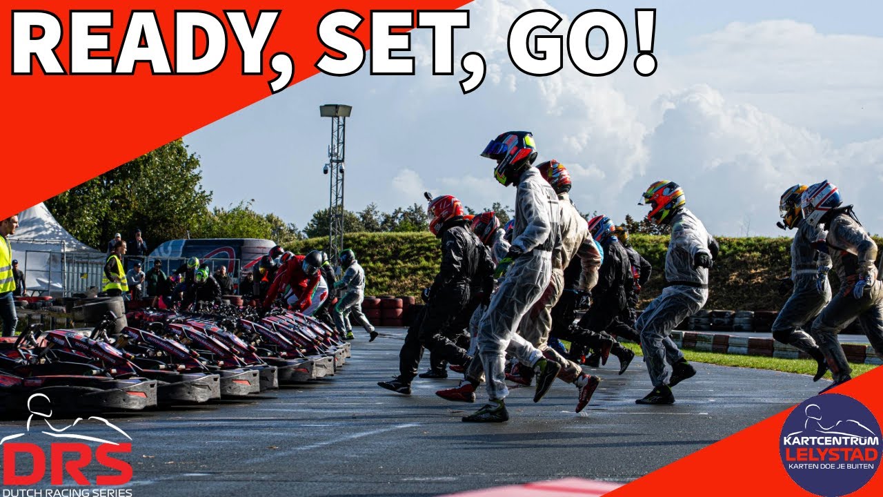 Starting a 24 hour race! | No Commentary | Stint 1/3 | Kartcentrum Lelystad