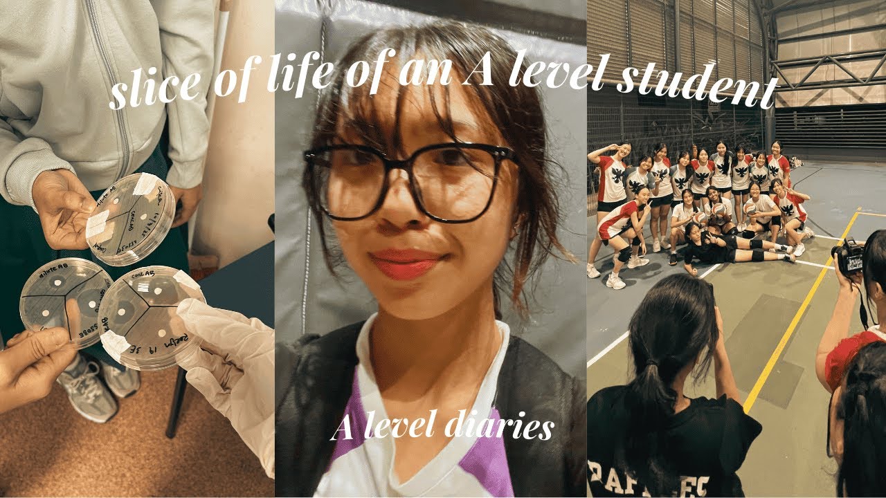 a level diaries: jc life in raffles institution ˙⋆✮ (us haul, vball training, owala unboxing)