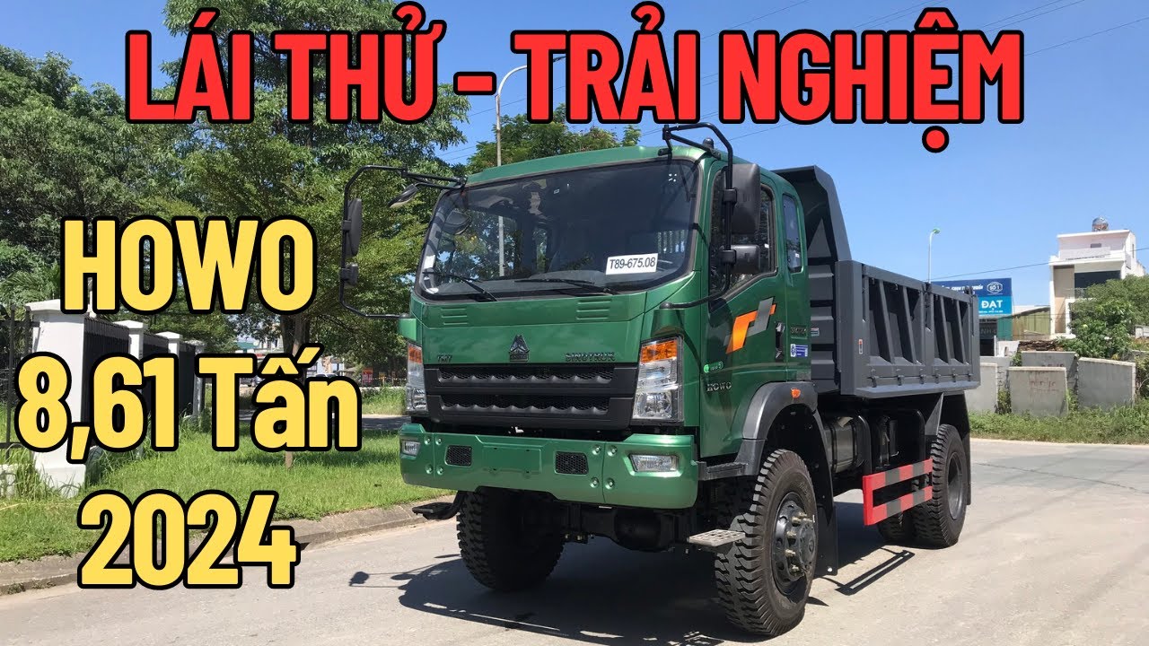 TRẢI NGHIỆM THỰC TẾ Xe Ben HOWO 8,61 Tấn 2 Cầu DẦU - Cầu Đúc Số 2 Tầng | Có Giao Xe| 0383.368.978