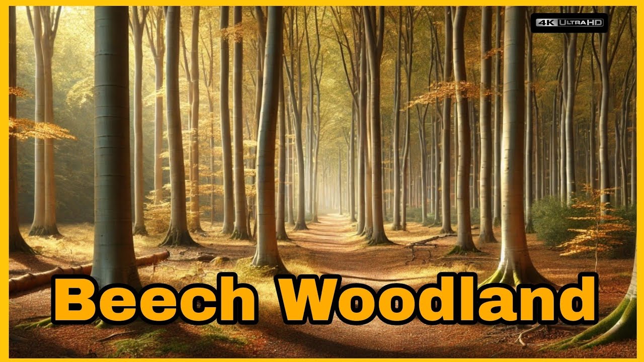 Beech Woodland Walk 4k #mindfulness #shoreham #kent #trees