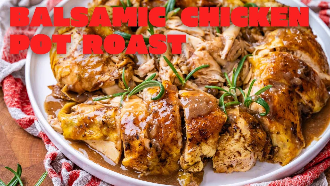 Easy Balsamic Chicken with Onions and Garlic