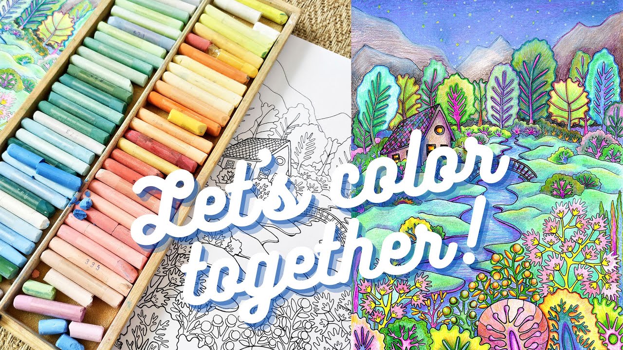 HOW TO COLOR WITH COLORED PENCILS AND PASTEL CRAYONS FOR BEGINNERS! How To Use White Oil Marker