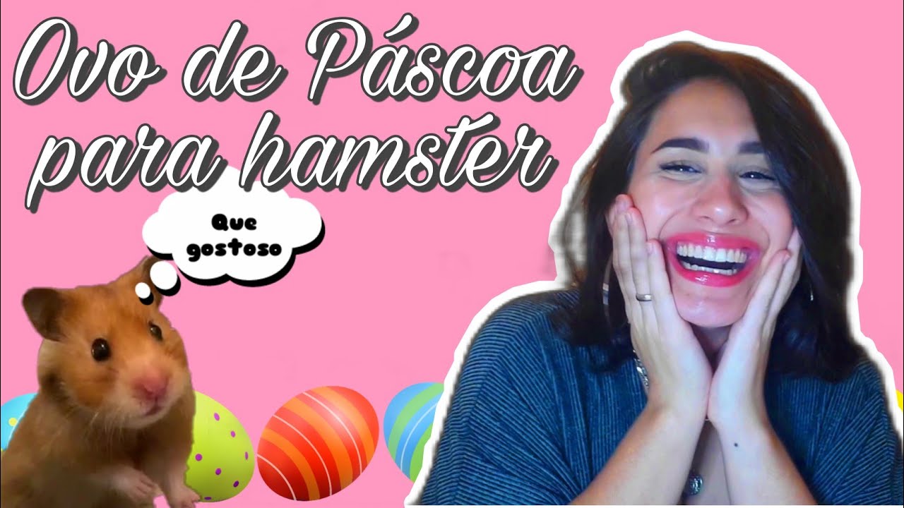 OVO DE PÁSCOA PRA HAMSTER: Petisco de sementes em forma de ovo | DIY