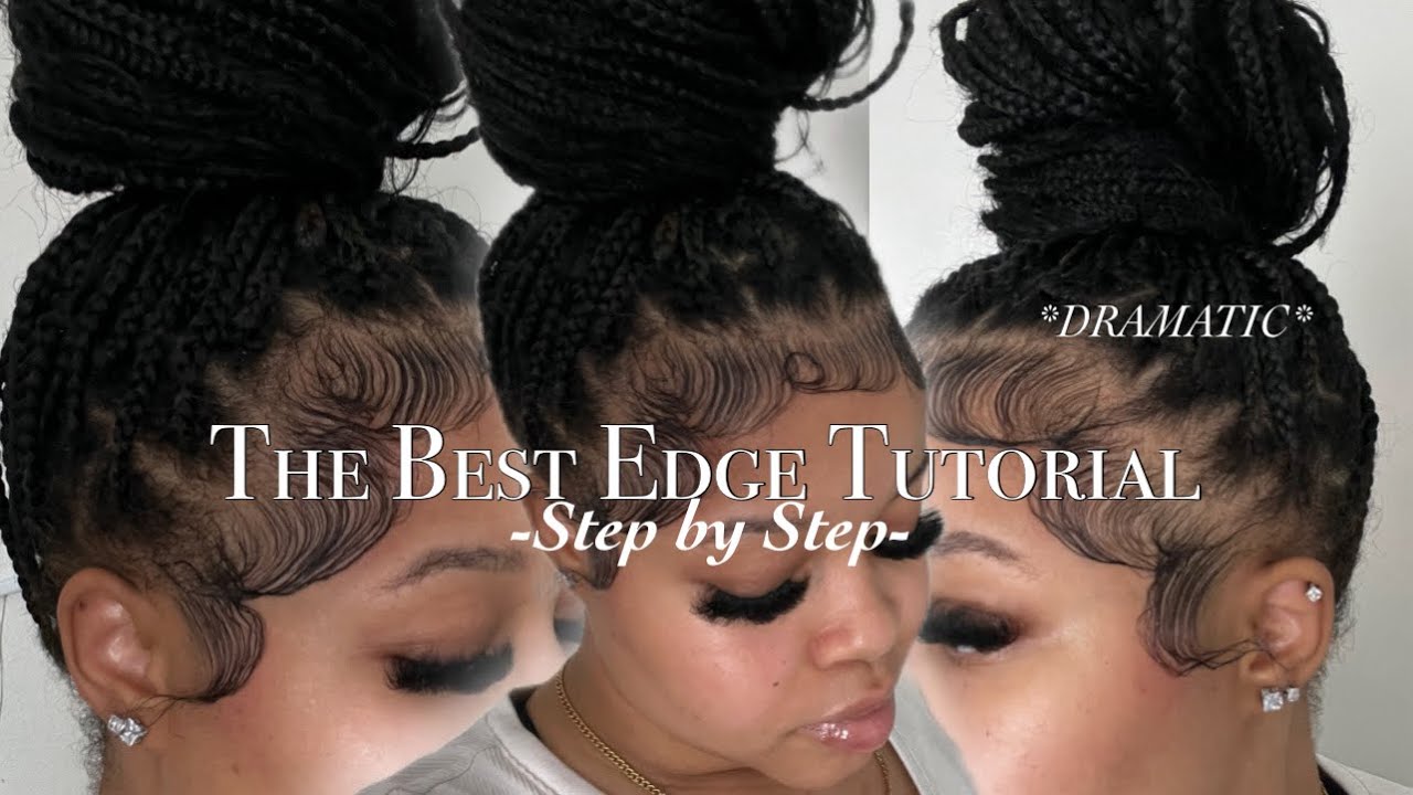 The Best DRAMATIC Baby Hair Tutorial Out!! How To Do Your Edges Like a PRO 2024 *EASY* Step By Step