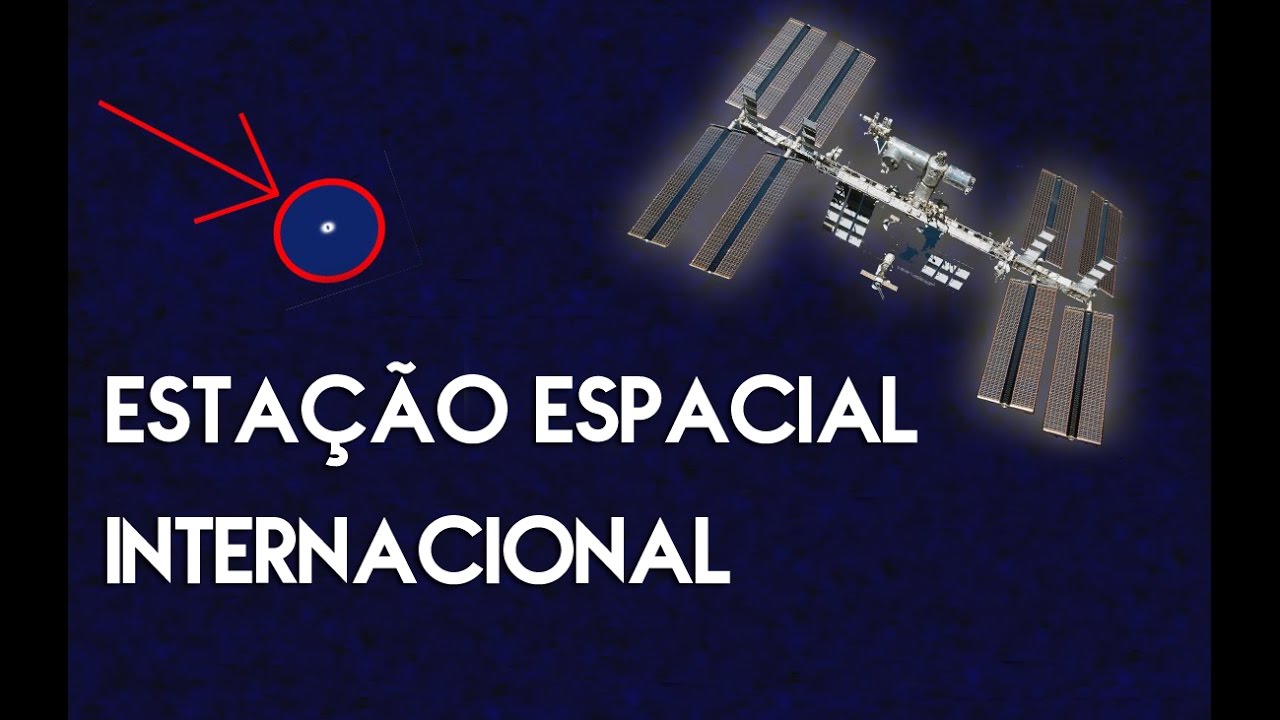 Esta&ccedil;&atilde;o Espacial Internacional passando por cima da minha casa