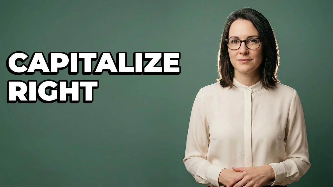 When Should The First Word Be Capitalized?