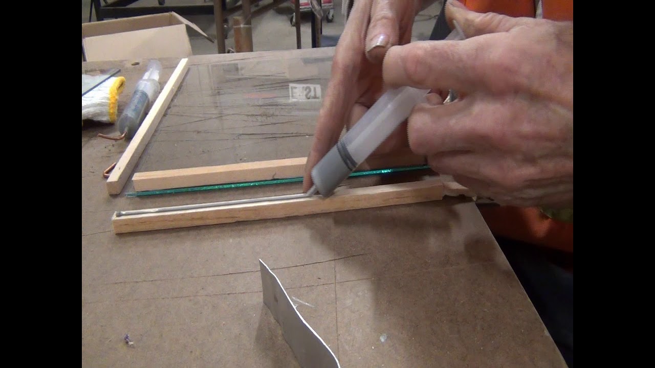 Bruce Ratcliffe  Ant Farm:  gluing wood to glass
