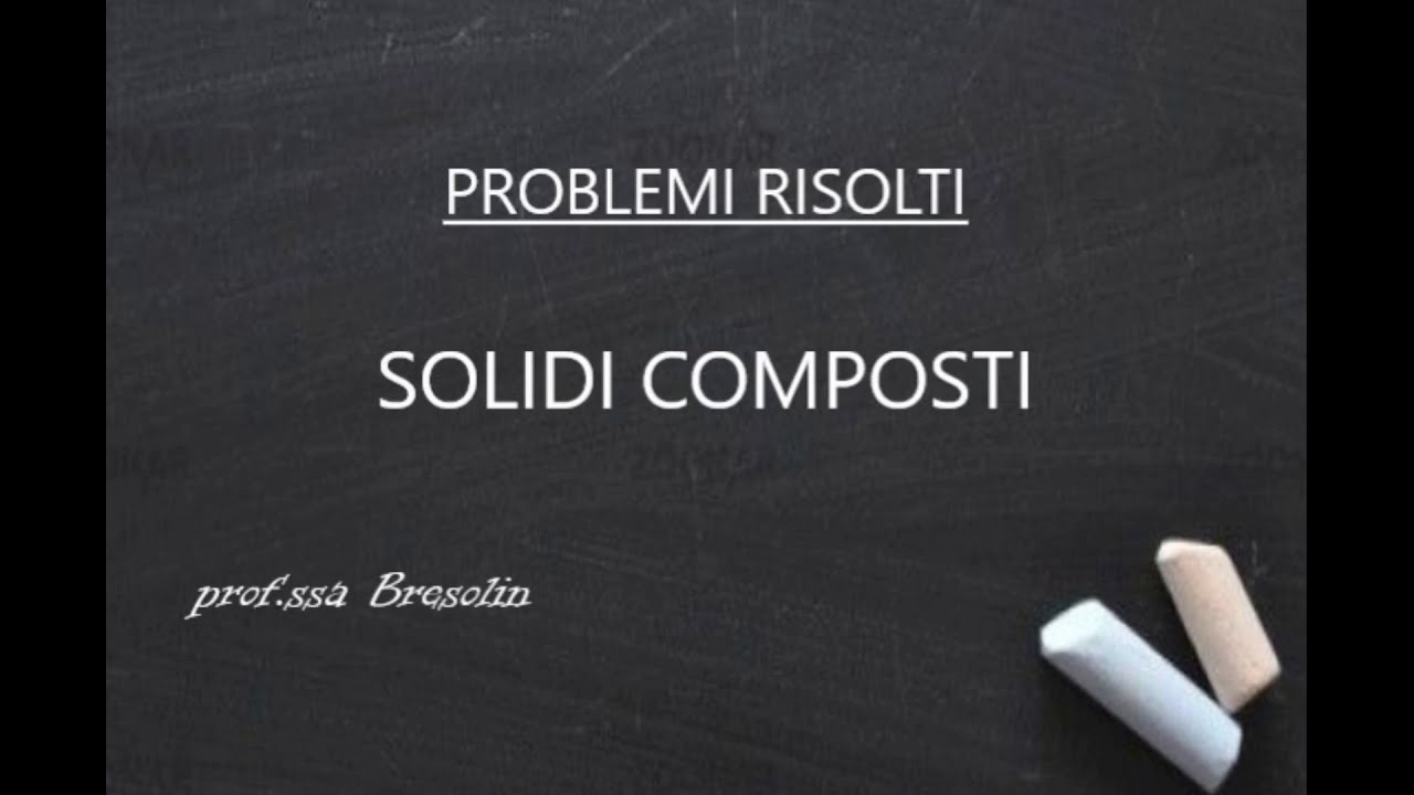problemi svolti solidi composti