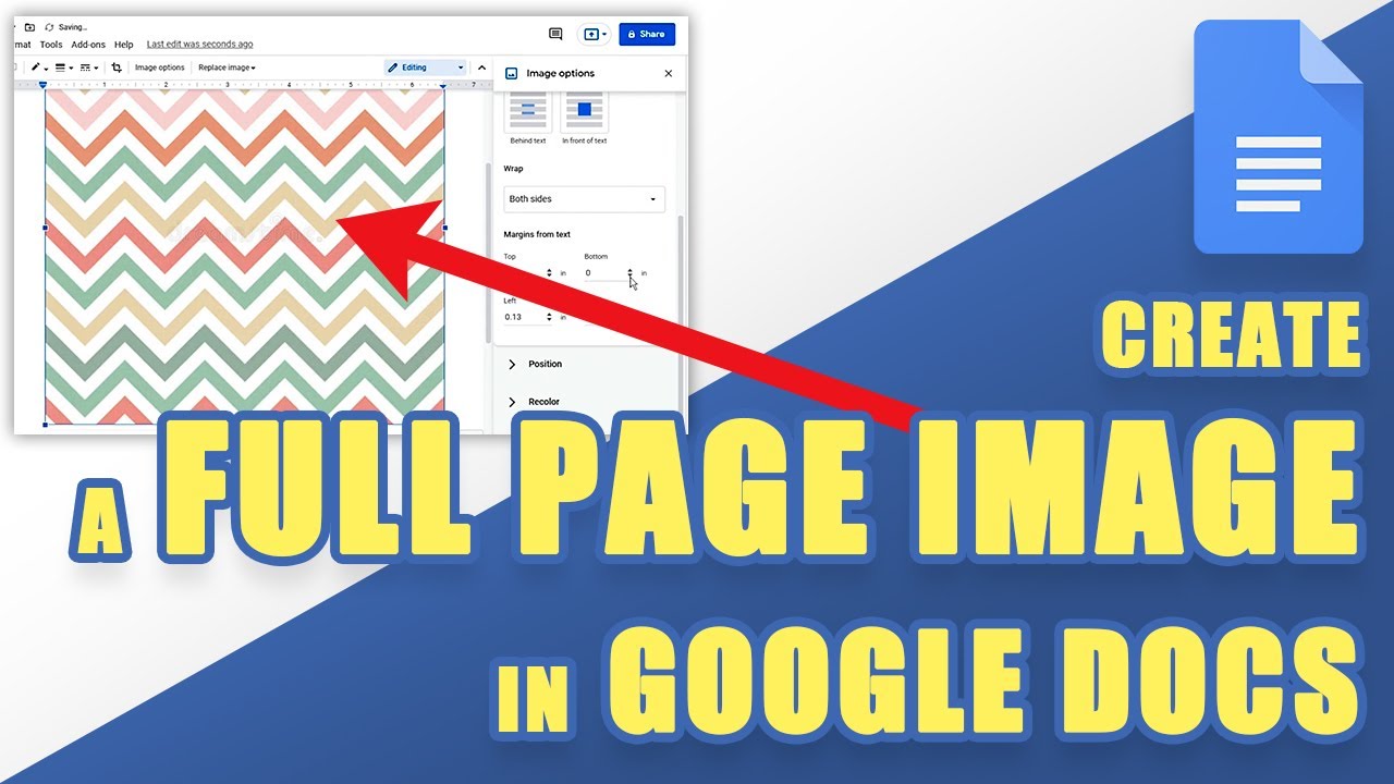 [УЧЕБНОЕ ПОСОБИЕ] Создание изображения ПОЛНОЙ СТРАНИЦЫ в Google Docs (простой способ)