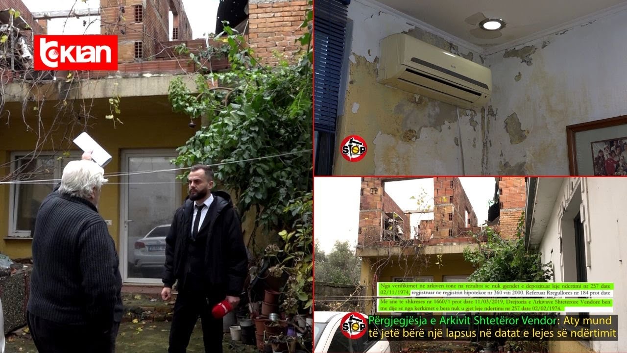 Stop/ Me leje ndërtimi, 79-vjeçari s’bën punime në shtëpi, letra s’është në arkivë - 13 Shkurt 2024