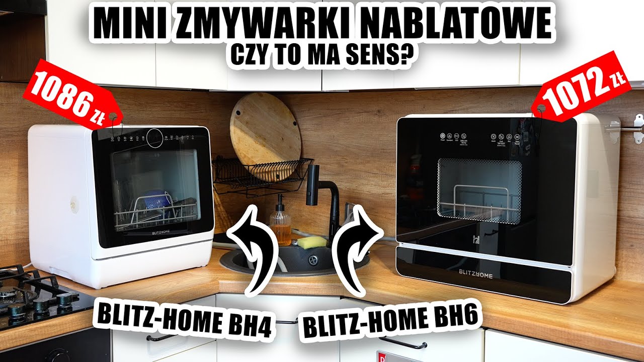 Zmywarka BlitzHome BH6 za 1072zł czy to idealne rozwiązanie dla osób wynajmujących mieszkanie?