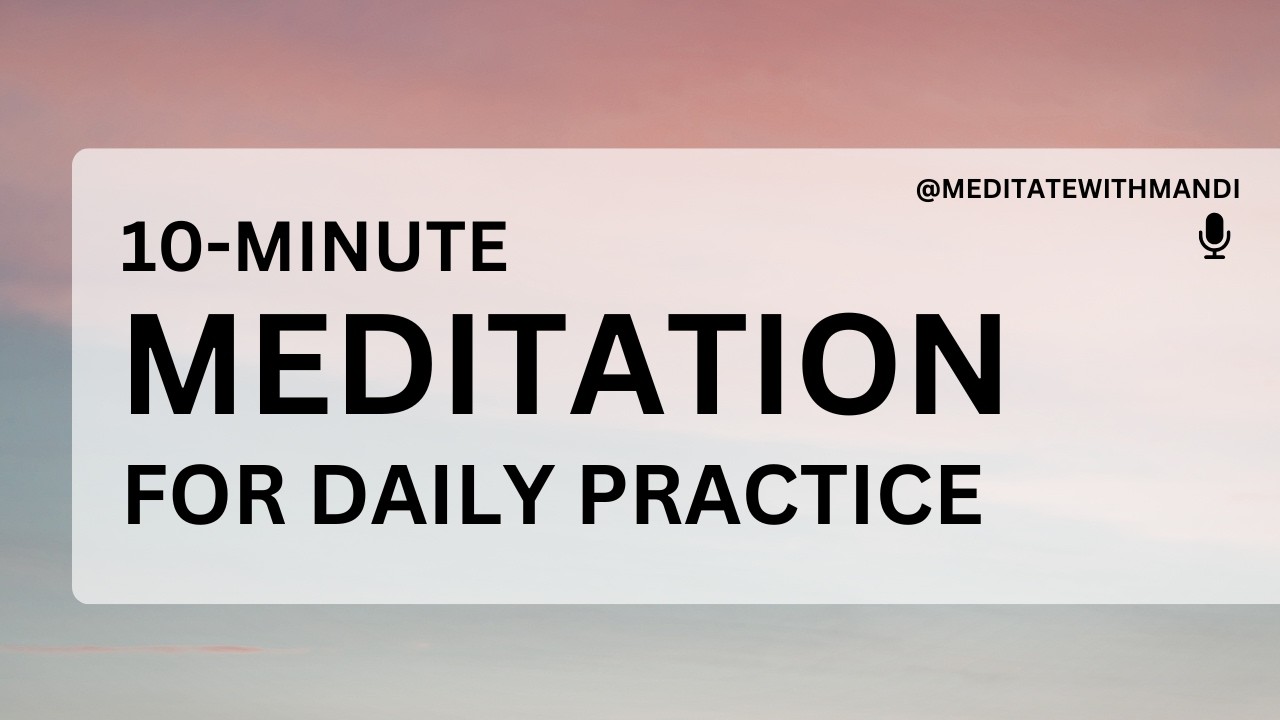 10-Minute Daily Meditation for Seniors | Relaxation & Mindfulness with Mandi Green