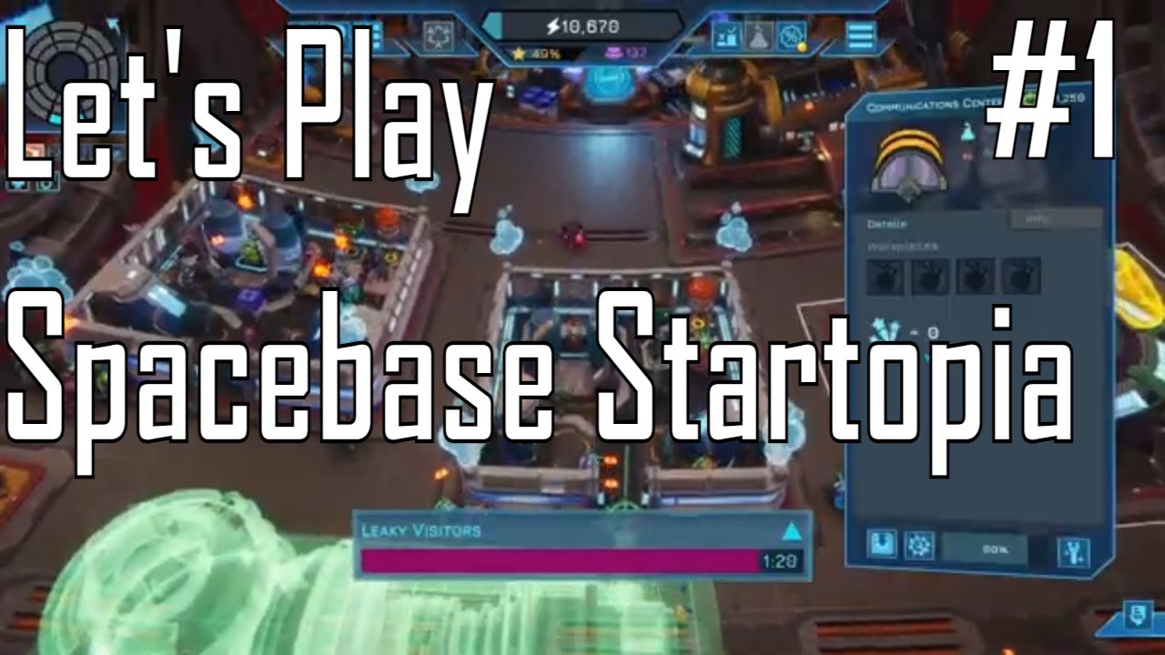 Spacebase Startopia - First Mission: Recycling - Let's Play 1/2
