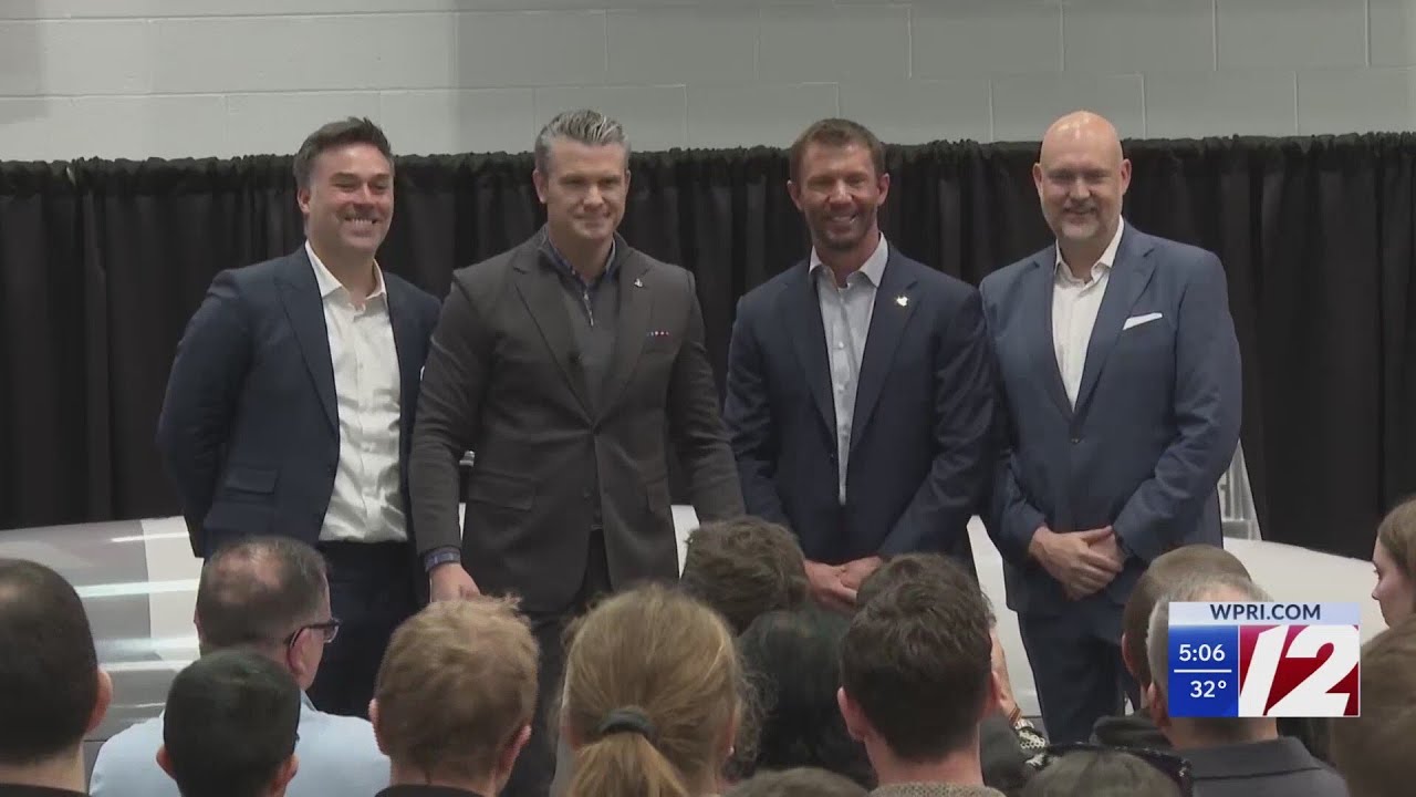 Pete Hegseth visits Rhode Island amid 'Arsenal of Freedom' tour