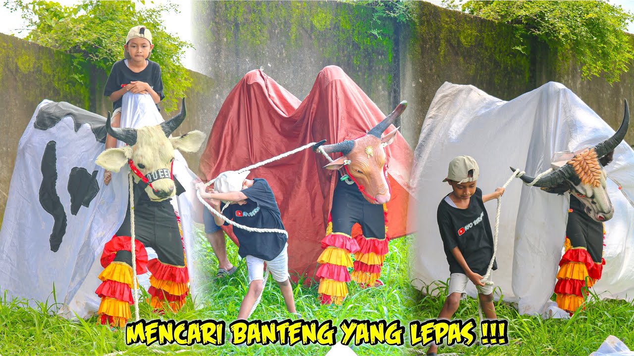 MENCARI BANTENG YANG LEPAS 😲🐄 #bantengan #barongan 