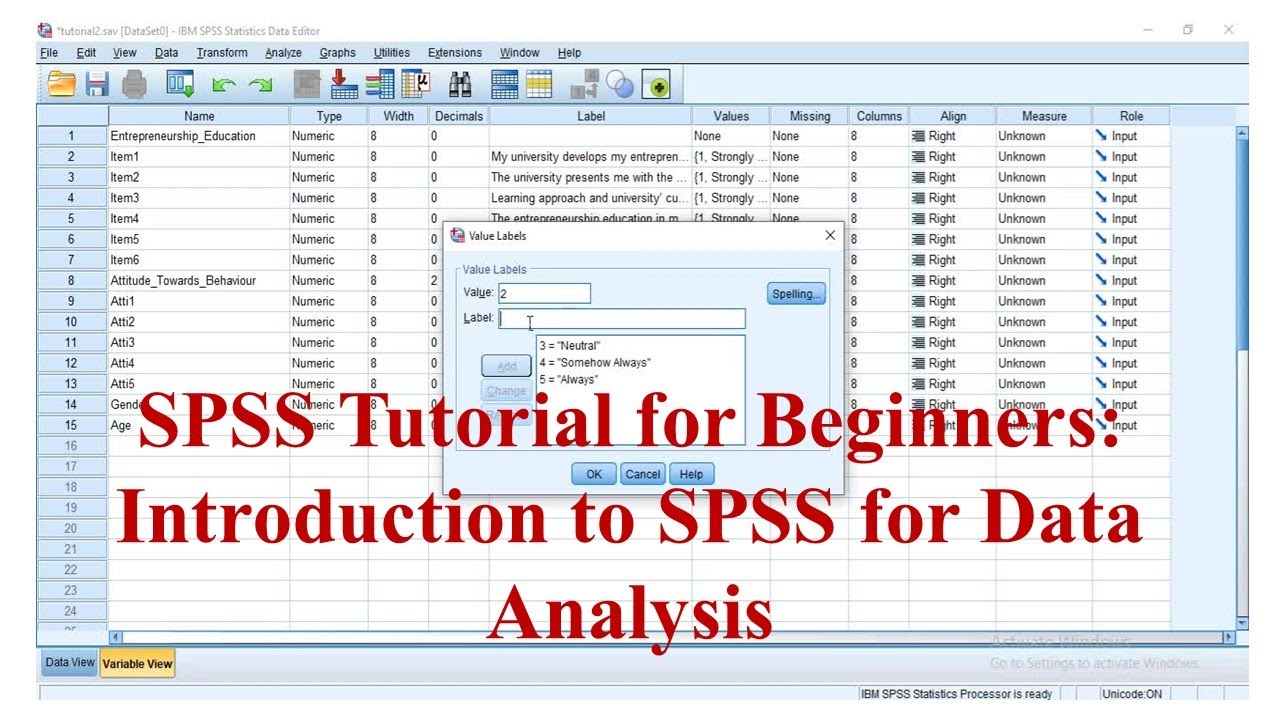 Likert Scale Data Analysis for Beginners in SPSS