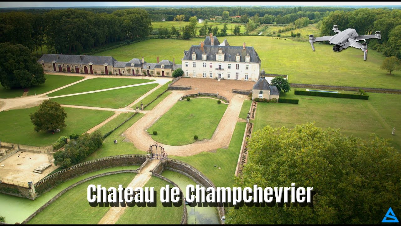 [4K] Château de Champchevrier 2024 #drone #châteaux #loire