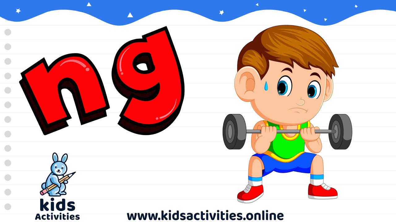 Phonics Sounds Phase 3: ng sound jolly phonics