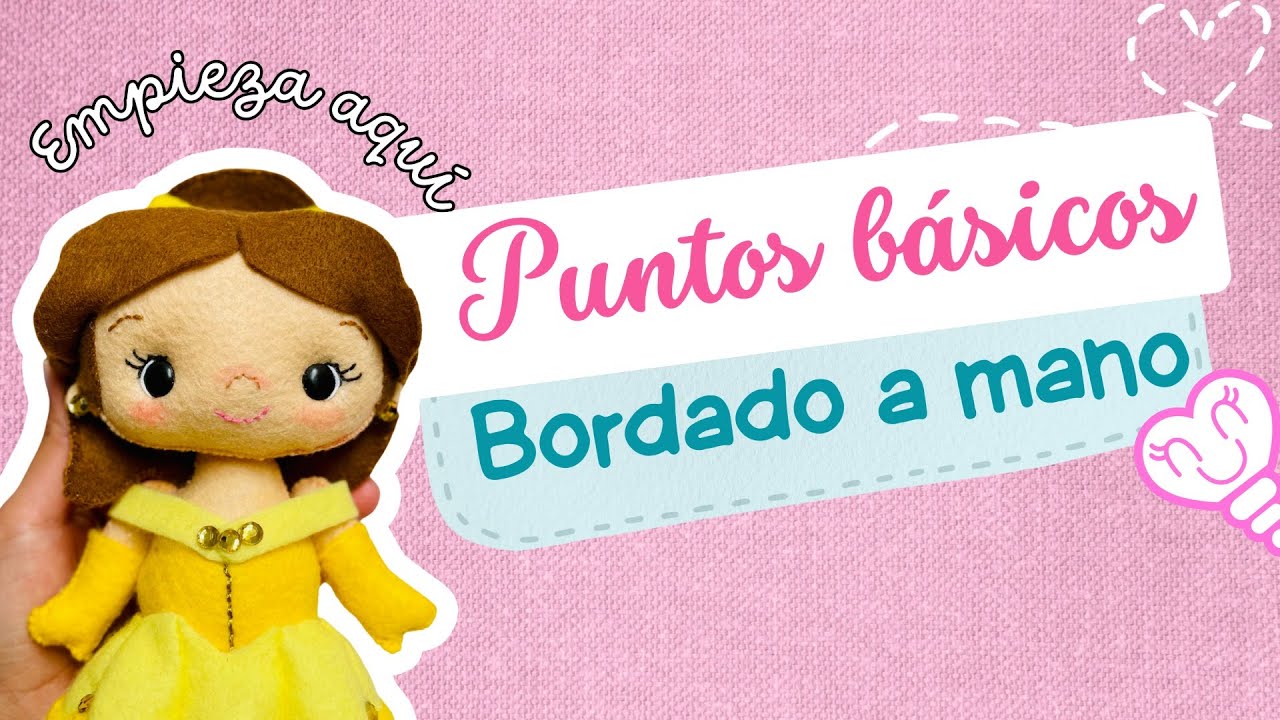 Si estás empezando en fieltro, APRENDE estos puntos primero🪡🧵