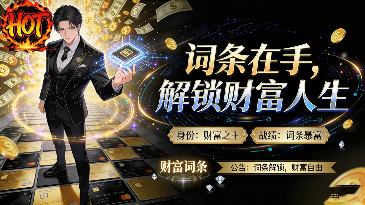 ✨【强推】《词条在手，解锁财富人生》第1~72集林浪穿越回2000年，激活万能词条系统，解锁鉴宝、投资等满级技能，不仅智商在线，情商更是无敌。#穿越 #末世 #异能 ##动态漫画# 漫野推文