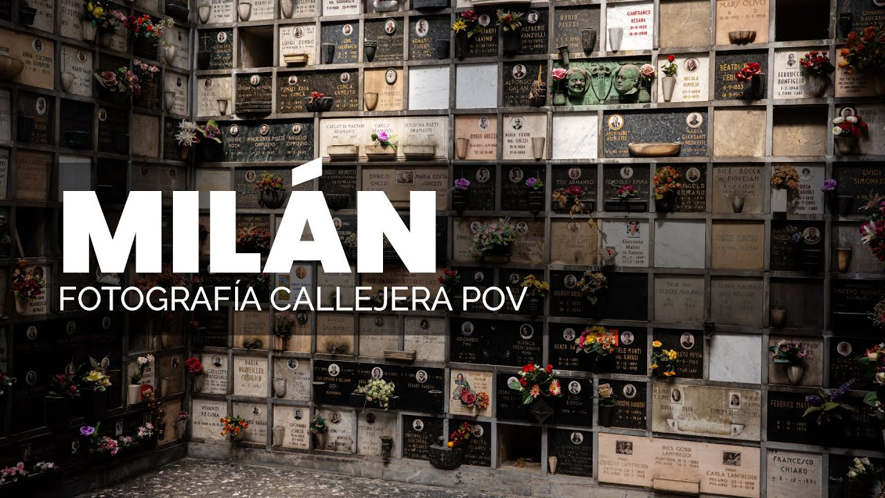 CÓMO HACER FOTOGRAFÍA CALLEJERA en un CEMENTERIO MONUMENTAL: MILÁN