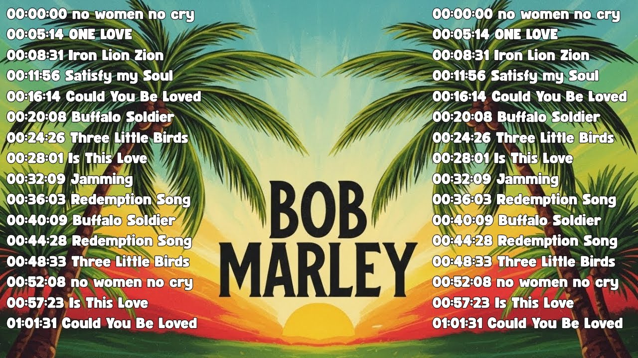 Bob Marley Greatest Hits Mix ⭐ Nonstop Reggae Roots Music Playlist