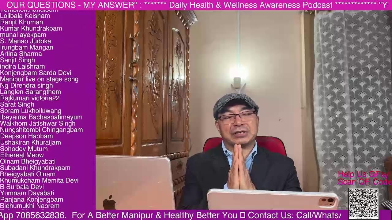 Your Questions - My Answer: 07-Mar-2026: Daily Health & Wellness Awareness Podcast