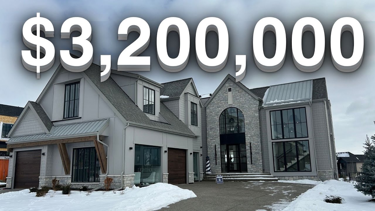 INSIDE A LUXURY CUSTOM HOME IN CALGARY'S WATERMARK - MILLION DOLLAR PROPERTY TOURS