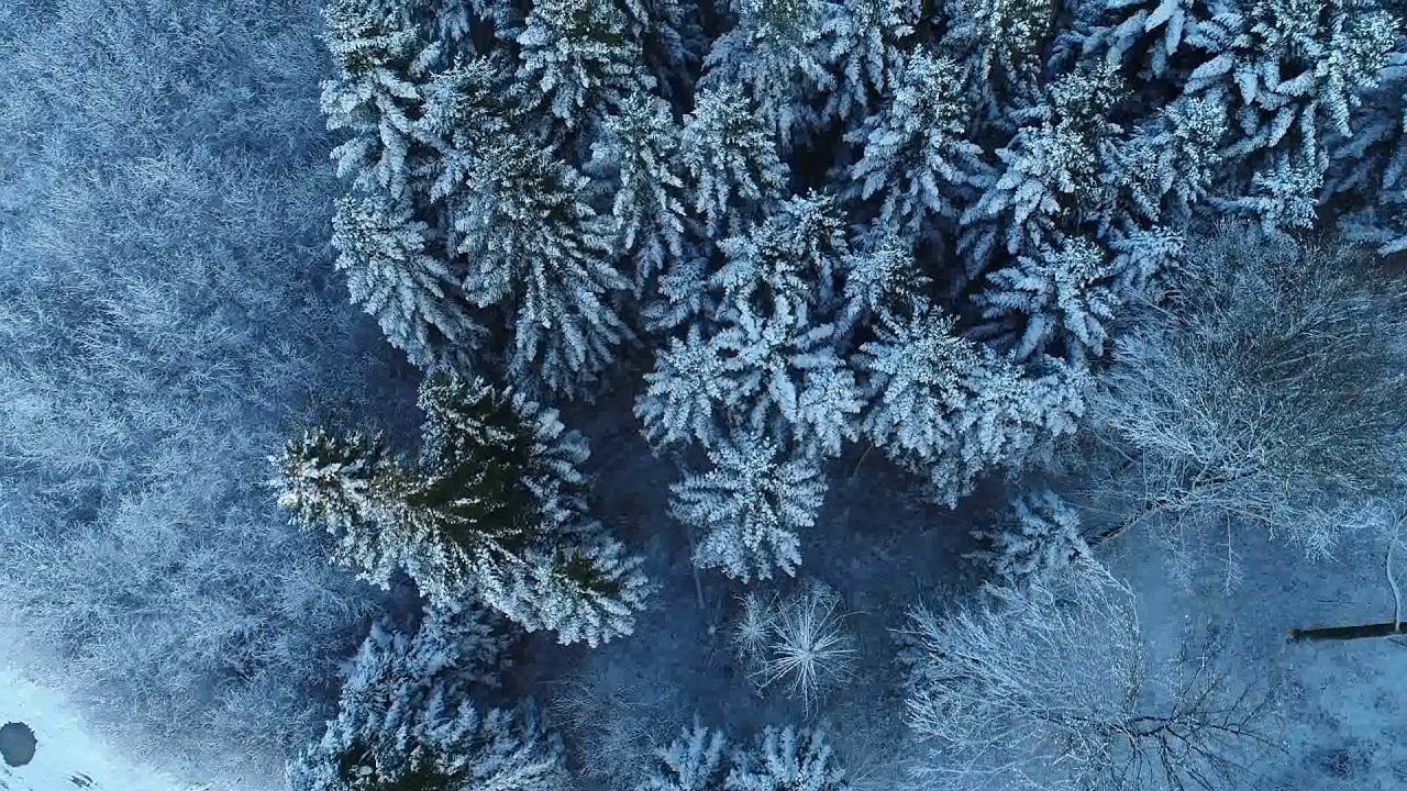 Winter is coming dans les vosges DJI Phantom 4pro