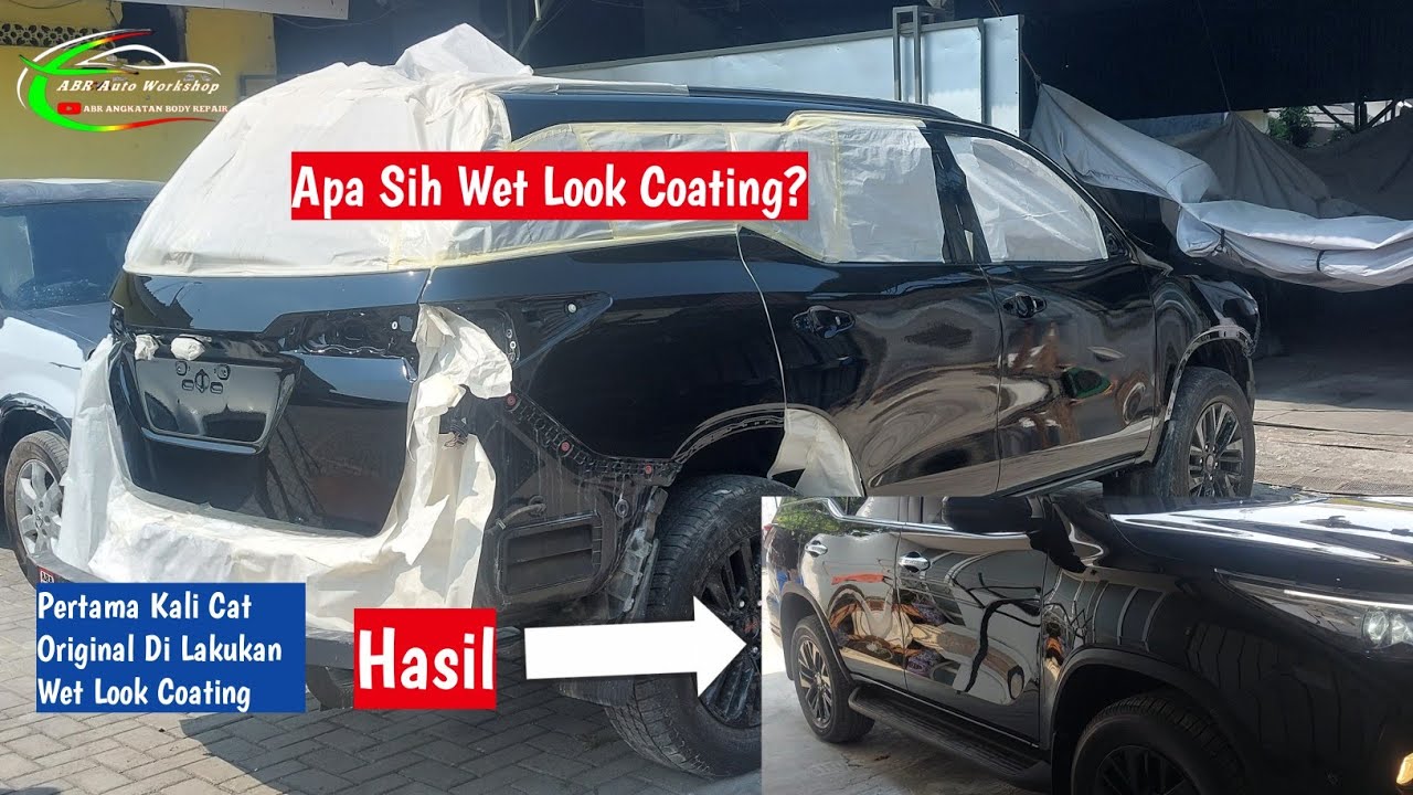 🔴 Proses Wet Look Coating Mobil Fortuner Full Original by Bengkel Cat Mobil ABR.