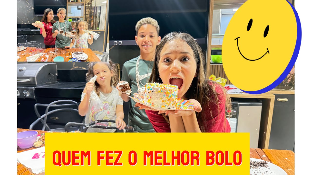 QUEM FIZER O MELHOR BOLO VENCE! Quem será que ganhou? 