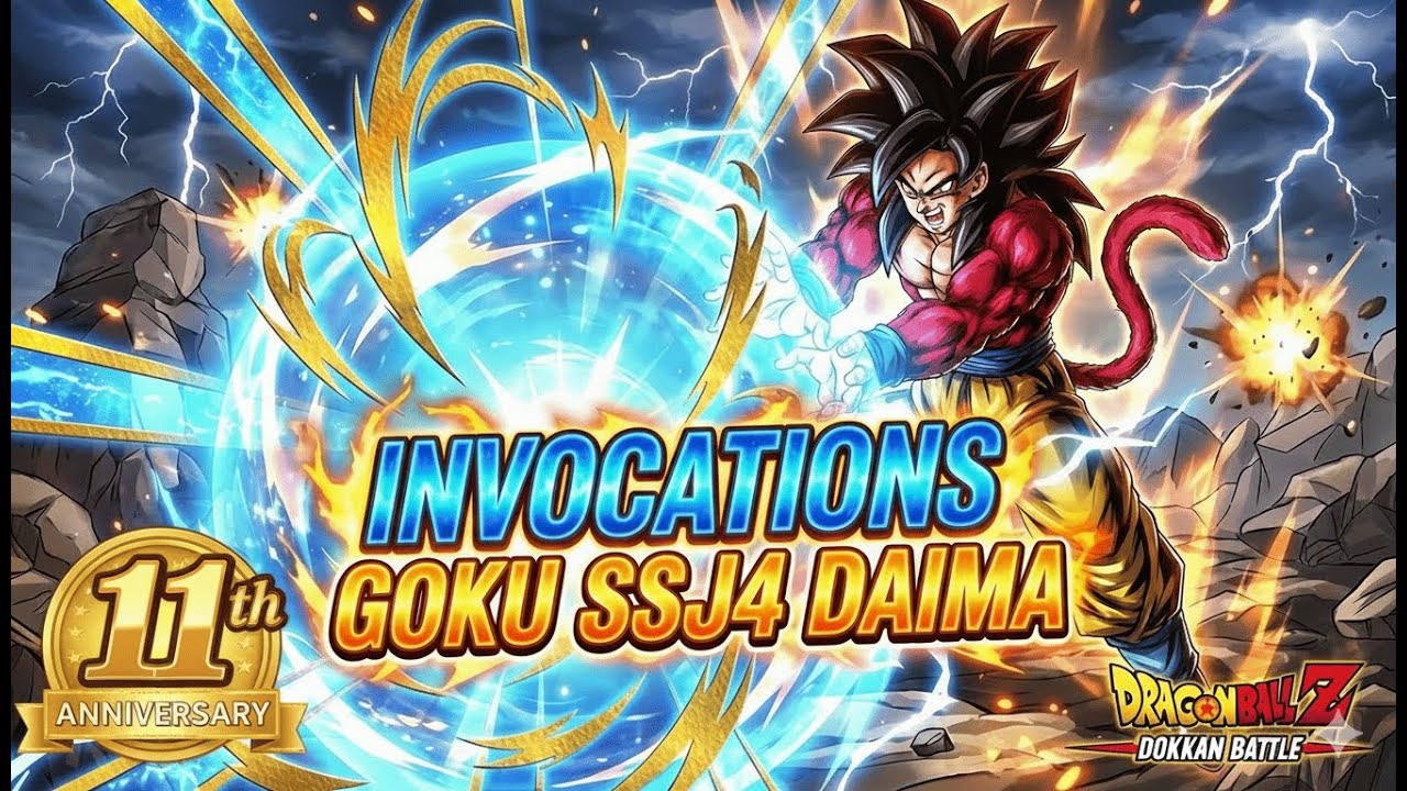 LE ROI EST LÀ ! Invocations 11th Anniversaire Dokkan Battle! On drop le nouveau Goku SSJ4 Daima ?