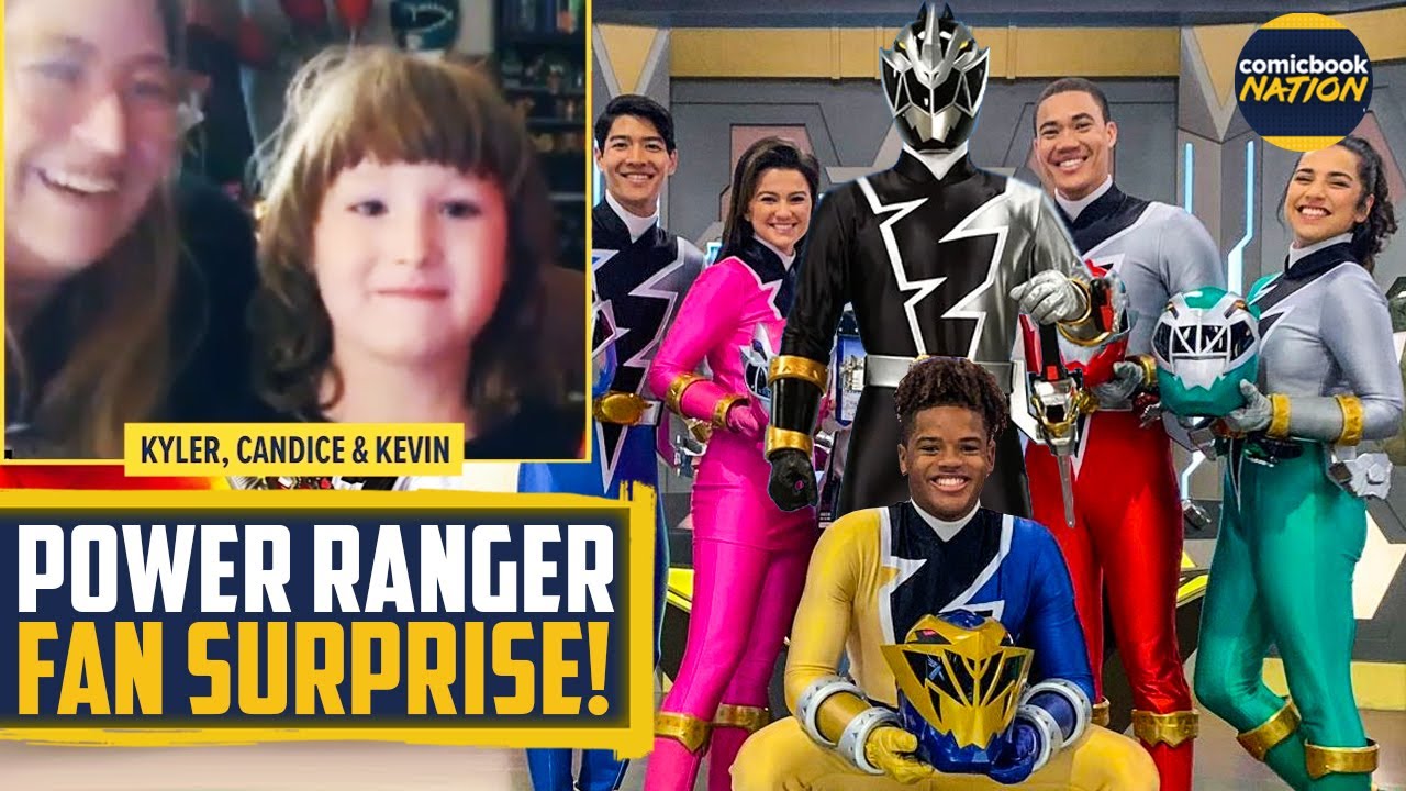 Power Rangers Dino Fury Cast Help Us SURPRISE A Fan! Full Cast Fan Surprise! - Comicbook Nation