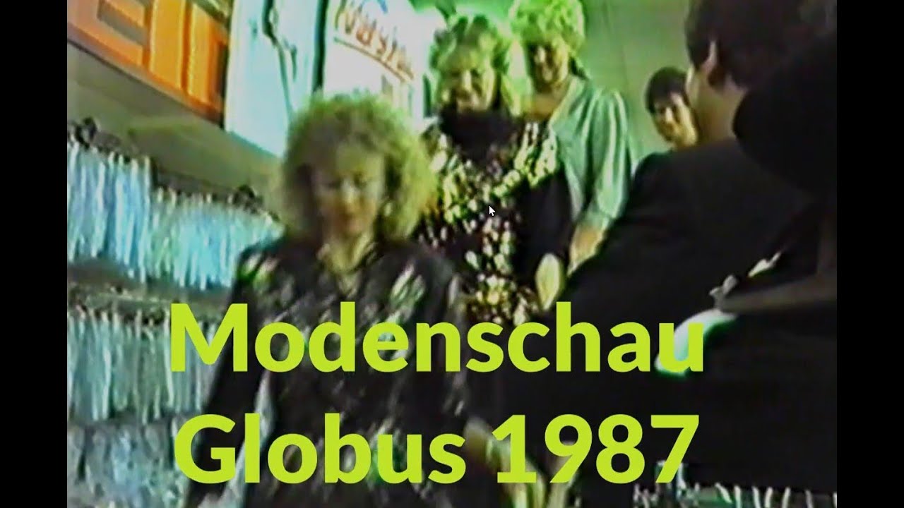 Modenschau im GLOBUS Alsdorf 1987