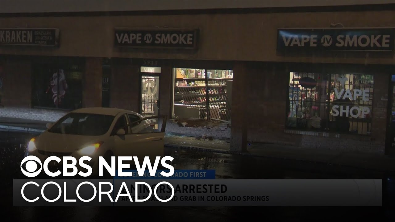 1 juvenile arrested in Colorado Springs smash-and-grab at vape shop
