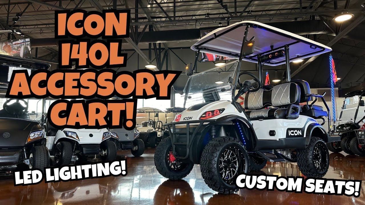 Icon i40L Accessory Golf Cart Tour | Dean Team Golf Carts