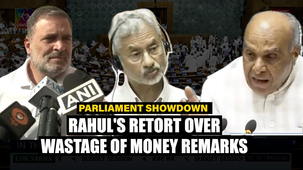 Rahul Gandhi Vs Govt: Ruckus Over Oppn's Two Notices, Speaker Scolds Over Money Wastage