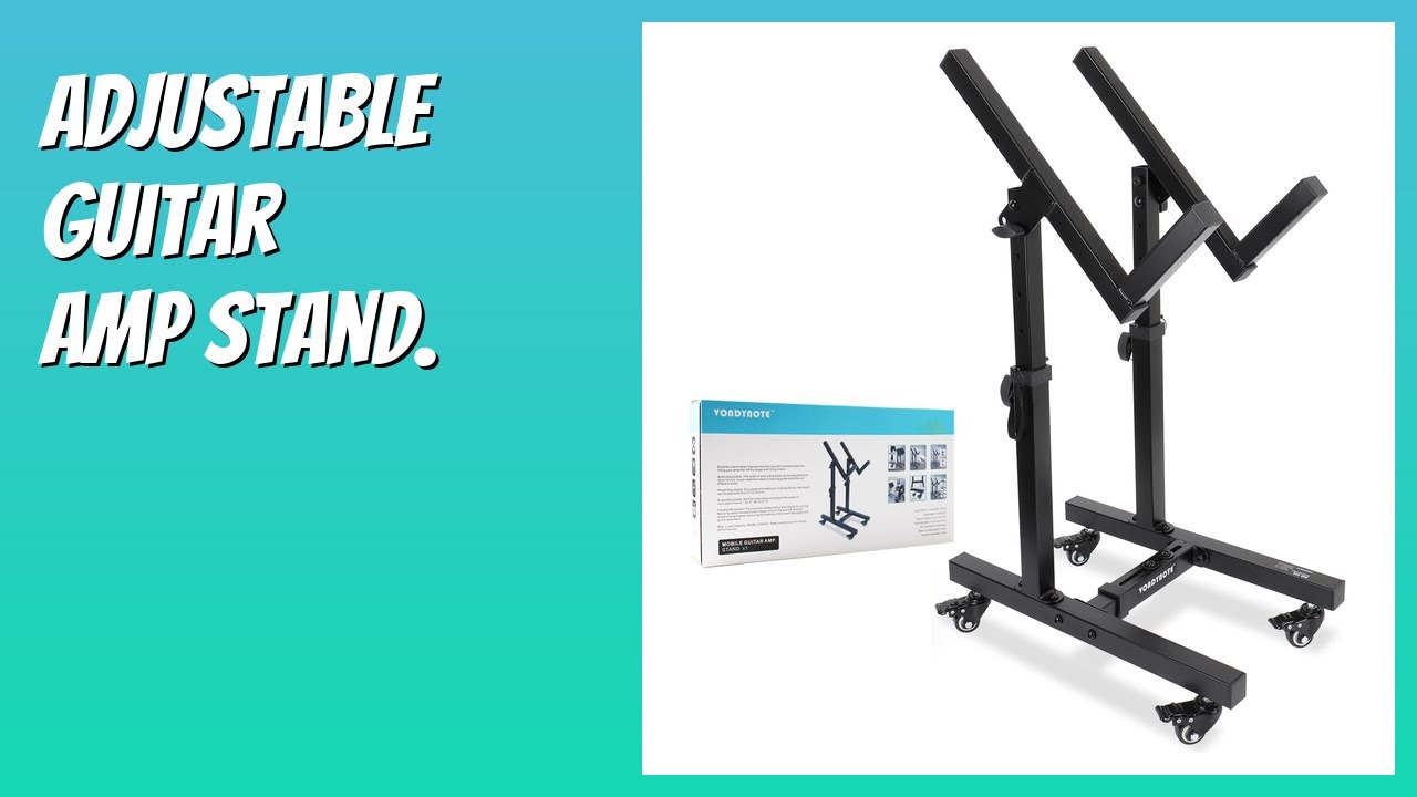 REVIEW (2026): Adjustable Guitar Amp Stand. Features