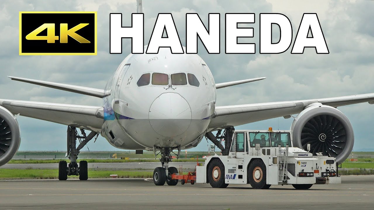 [4K] Plane spotting - Tokyo Haneda Airport Terminal 2 - Runway 16L/34R / 羽田空港 ANA JAL