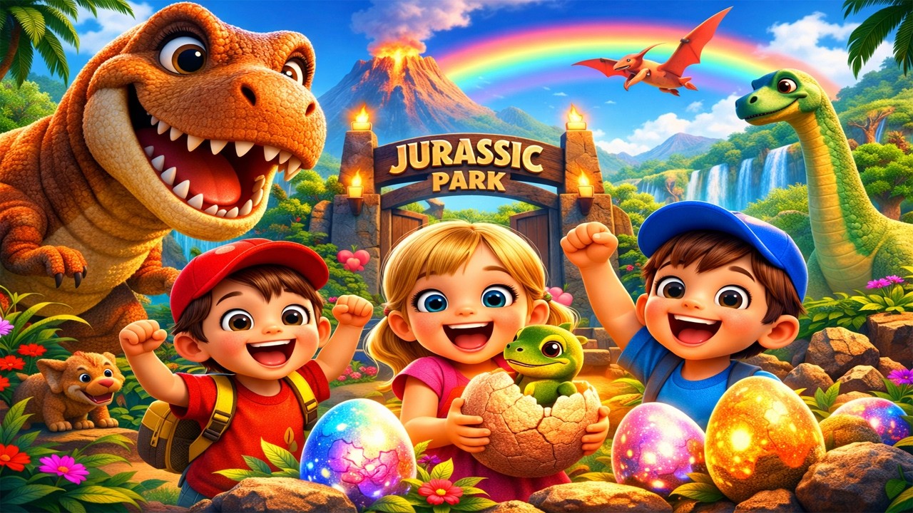 Dinosaur adventure in Jurassic Park
