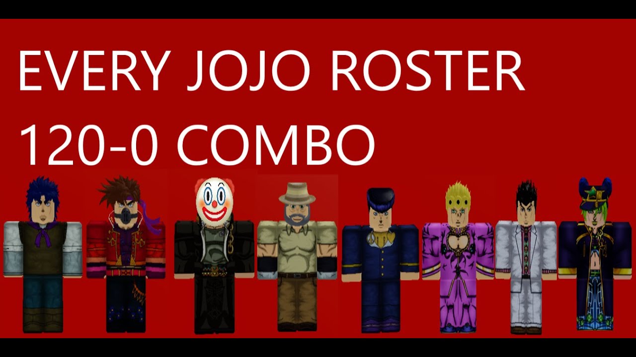 A One Combo for Every JoJo Roster Character (120-0) | ABA